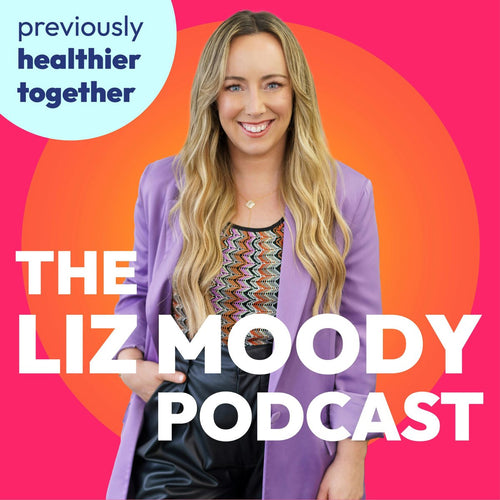 "woman smiling Liz Moody Podcast cover"