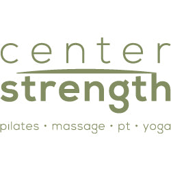 Center Strength logo pilates massage yoga