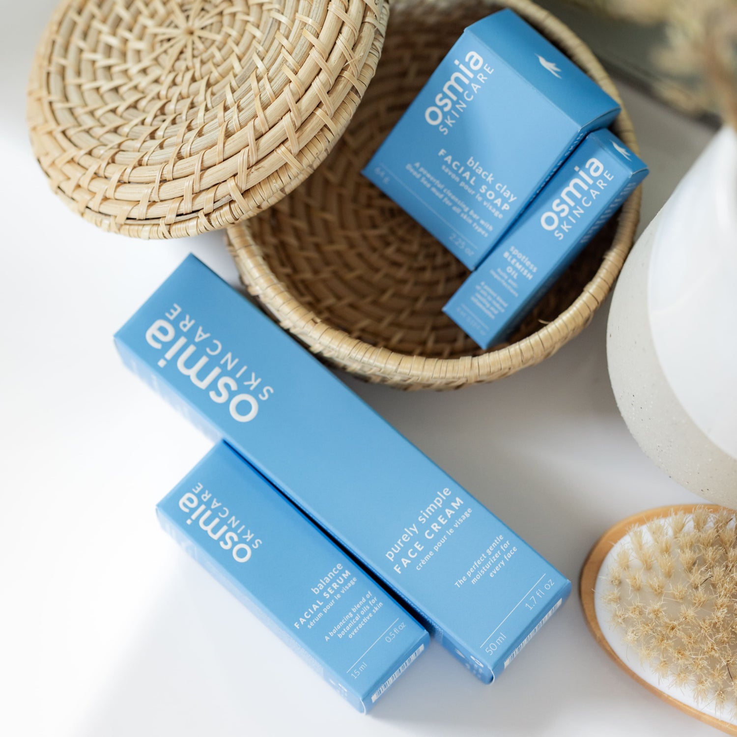 What are the best Osmia products for sensitive skin—face and body?